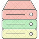 Server Lineal Color Icon Icon