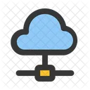 Server Cloud Web Hosting Icon