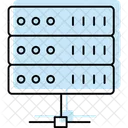 Server Color Shadow Thinline Icon Icon