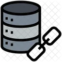 Server Link Datenbank Link Server Verbindung Symbol
