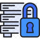 Server Lock Database Lock Server Icon