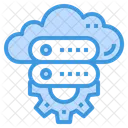Cloud Data Server Cloud Computing Icon
