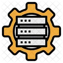 Server Data Base Gear Icon