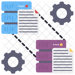 Server Management Icon - Download in Flat Style