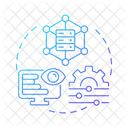 Server Monitoring Network Information Technology It System Icon