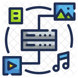 Server Multimedia Variety  Icon