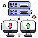 Server Network Server Connection Server Hosting Icon