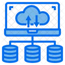 Cloud Computer Data Base Icon