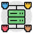 Server Network Dataserver Database Network Icon