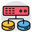 Server Network Dataserver Database Network Icon