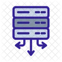 Network Arrows Analytics Icon