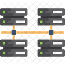 Server Share Data Share Network Share Icon