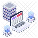 System Servers Server Network Connected Server Icon