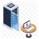 Laptop Storage Safe Storage Server Hosting Icon