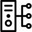 Verbindung Netzwerk Server Icon