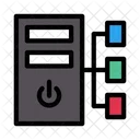 Server Computer Netzwerk Symbol