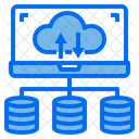 Cloud Computer Datenbank Symbol