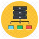 Server Netzwerk Server Rack Elektronischer Datenserver Symbol