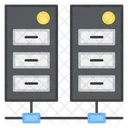 Datenserver Server Racks Datenbanken Icon