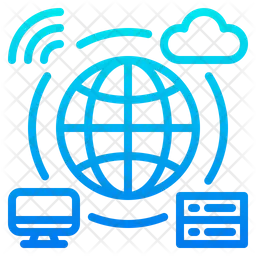 Servernetzwerk  Symbol