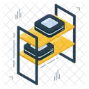 Server Rack Dataserver Database Icon