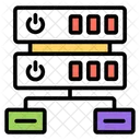 Server Rack Datenserver Datenbank Symbol