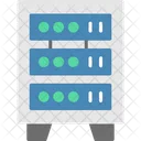 Server Rack Data Database Icon