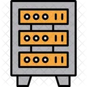 Server Rack Data Database Icon