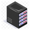 Data Server Rack Icon