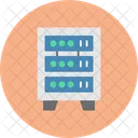 Server Rack Data Database Icon