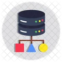 Server Rack Dataserver Database Network Icon