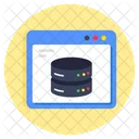 Server Rack Dataserver Online Database Icon