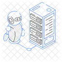 Server Robot  Icon