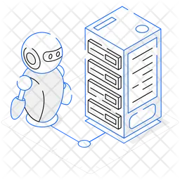 Server Robot  Icon