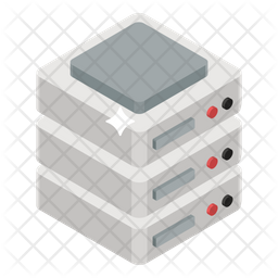 Server Room Icon - Download in Flat Style