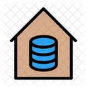 Server Room Database House Database Icon