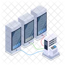 Server Network Server Room Data Bank Icon