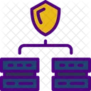 Server Security Database Security Secure Server S Icon