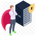 Database Security Server Security Server Protection Icon