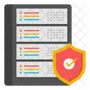 Server Security Database Security Datacenter Security Icon