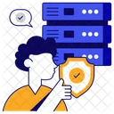 Server Security Dataserver Database Icon