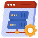 Server Setting Server Configuration Server Development 아이콘