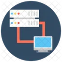 Server Share Data Share Network Share Icon