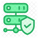 Protected Server Secure Server Online Storage Icon
