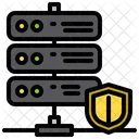 Server Shield Server Security Secure Sever Icon