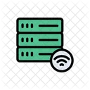 Wifi Server Database Icon