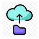 Pload Cloud Computing File Storage Icon