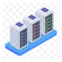 Rechenzentrum Datenhosting Datenserver Symbol