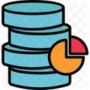 Server Statics Database Percentage Pie Chart Icon