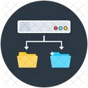 Dataserver Folder Server Storage Folder Network Icon